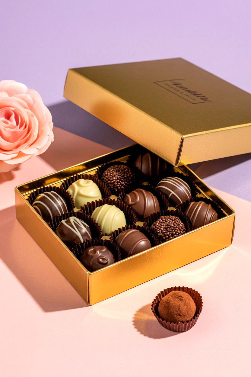 Chocolate Truffle Box - 25 Valentine's Day Gifts for Neighbors