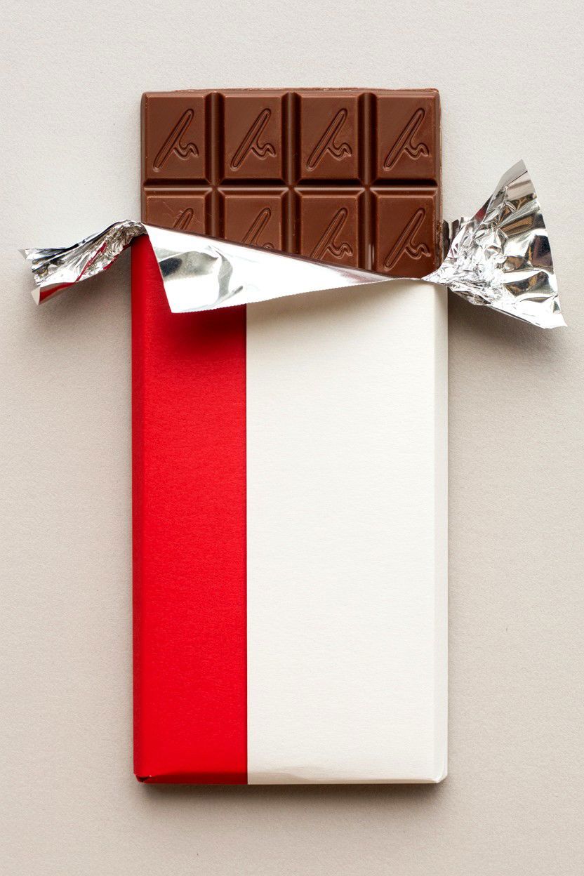 Chocolate Wrapper Card - 25 Valentine's Day Teacher Card Ideas