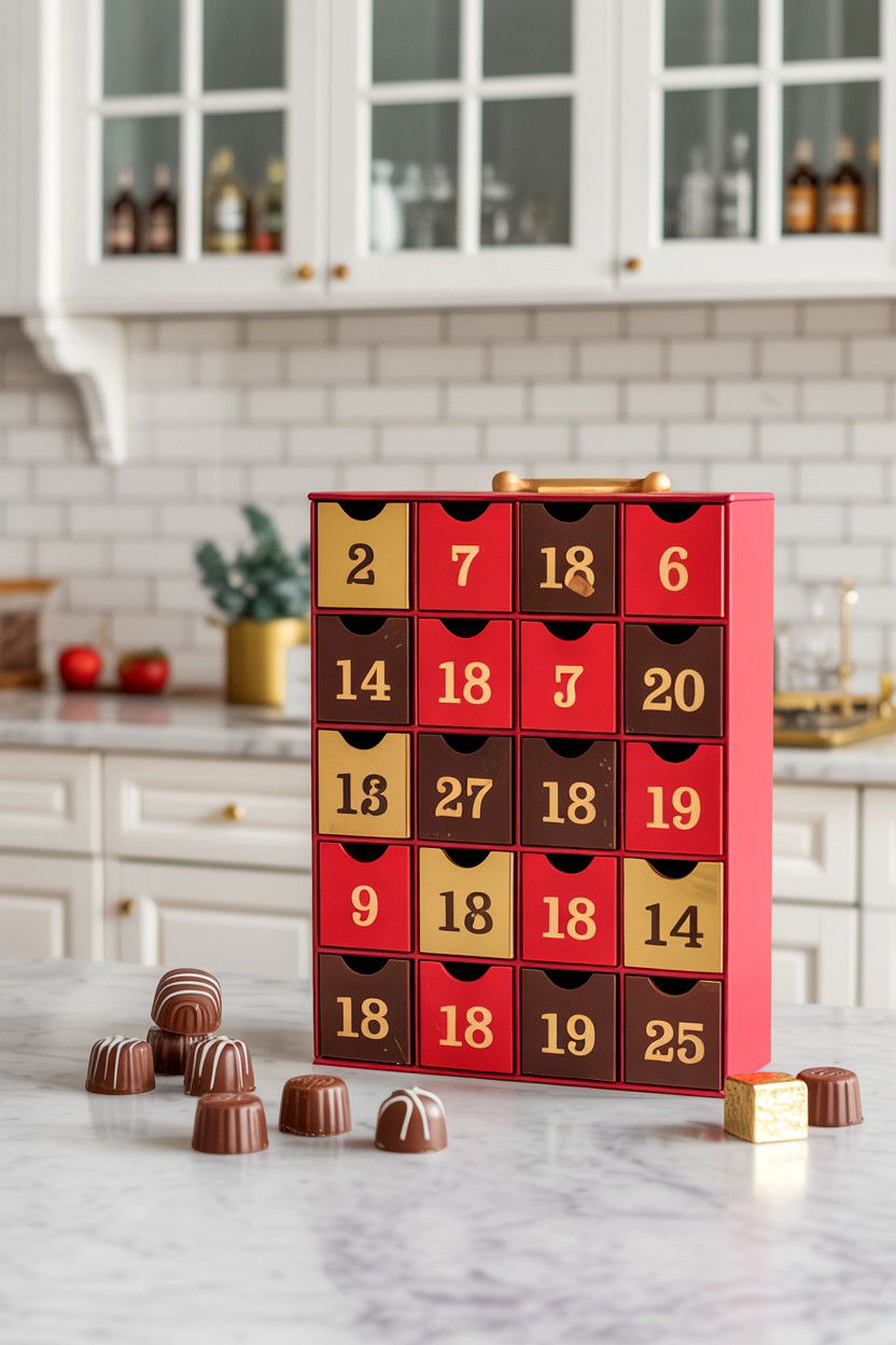 Chocolate advent calendar - 25 Valentine's Day Calendar Gift Ideas