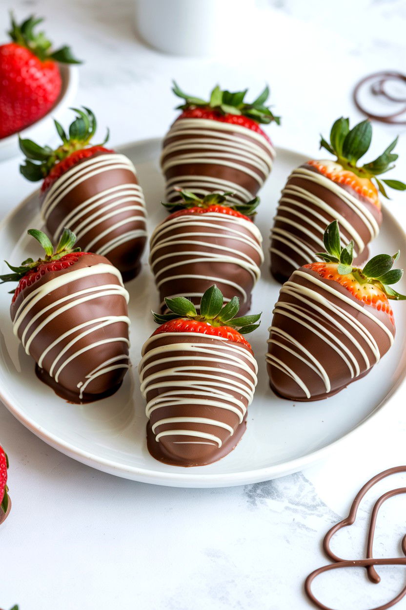 Chocolate covered strawberries - 25 Valentine's Day Morning Surprise Ideas