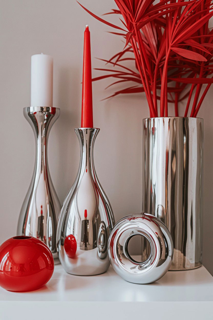 Chrome Decor - 25 Valentine's Day 2025 Trend Ideas