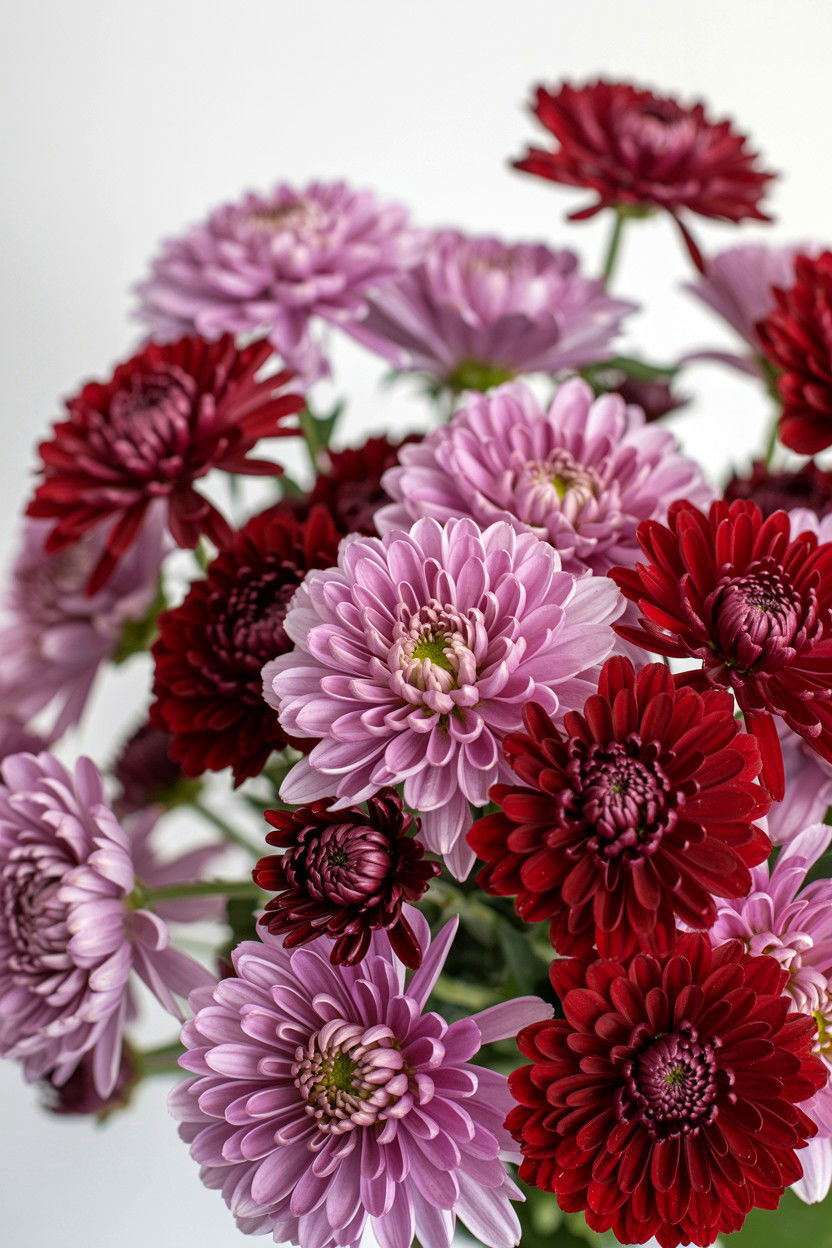Chrysanthemum Bouquet - 25 Valentine's Day Flower Arrangement Ideas