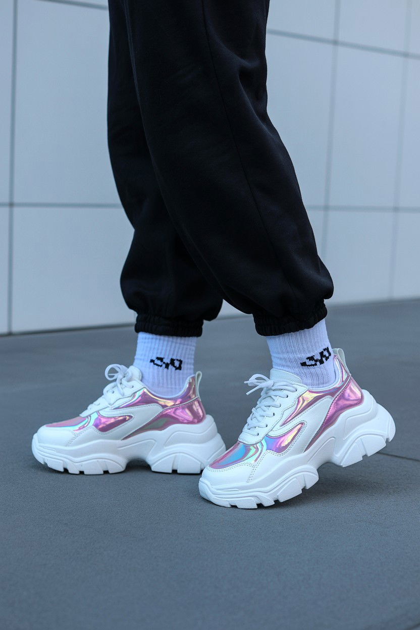 Chunky Sneakers Fashion - 25 Valentine's Day Y2K Outfits
