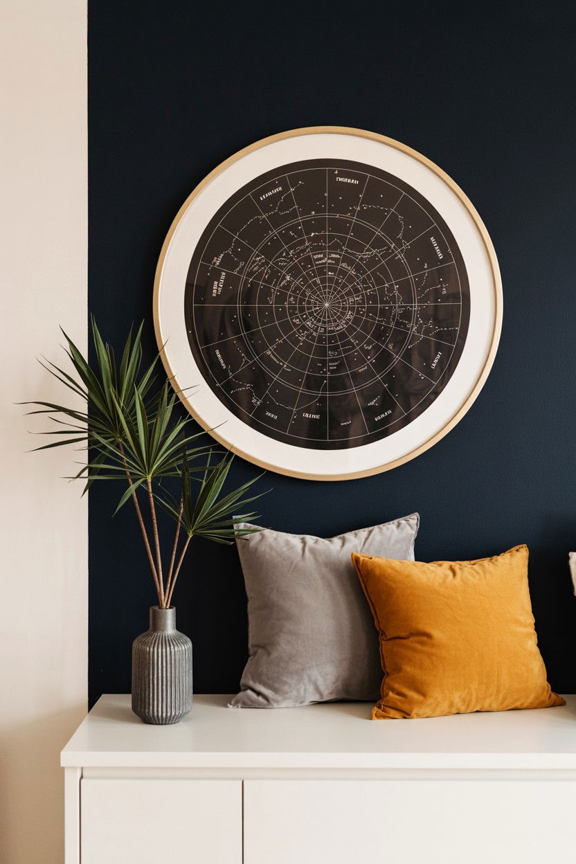 Circular Star Map - 25 Valentine's Day Star Map Ideas