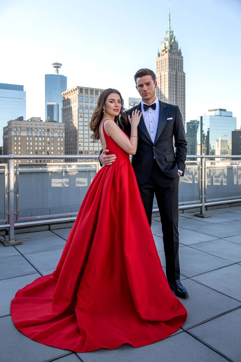 City Rooftop View - 25 Valentine's Day Photoshoot Ideas