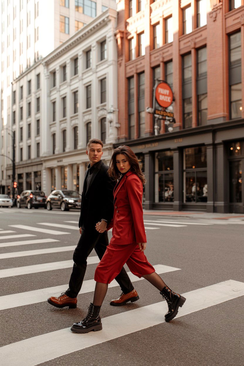 City Street - 25 Valentine's Day Photo Location Ideas