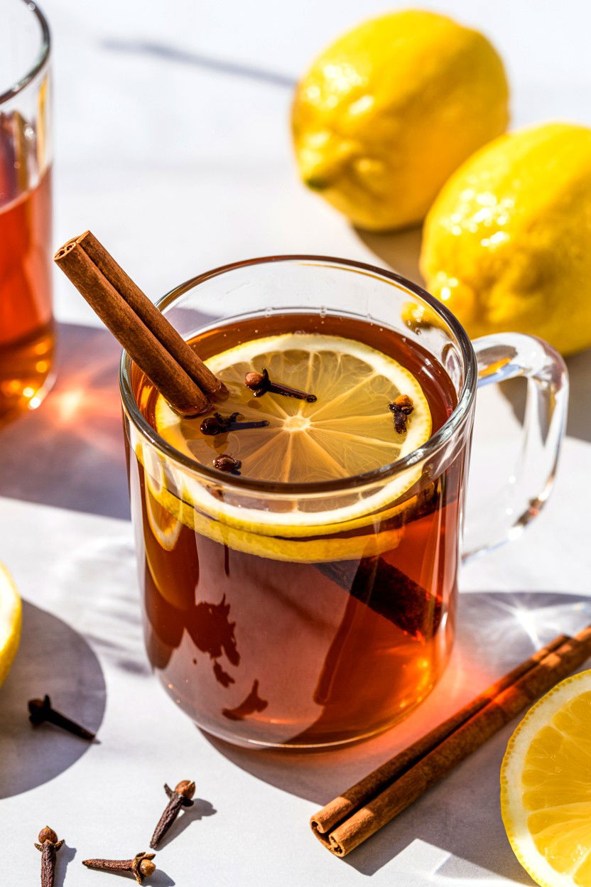 Classic Honey Lemon Hot Toddy - 25 Valentine's Day Hot Toddy Ideas