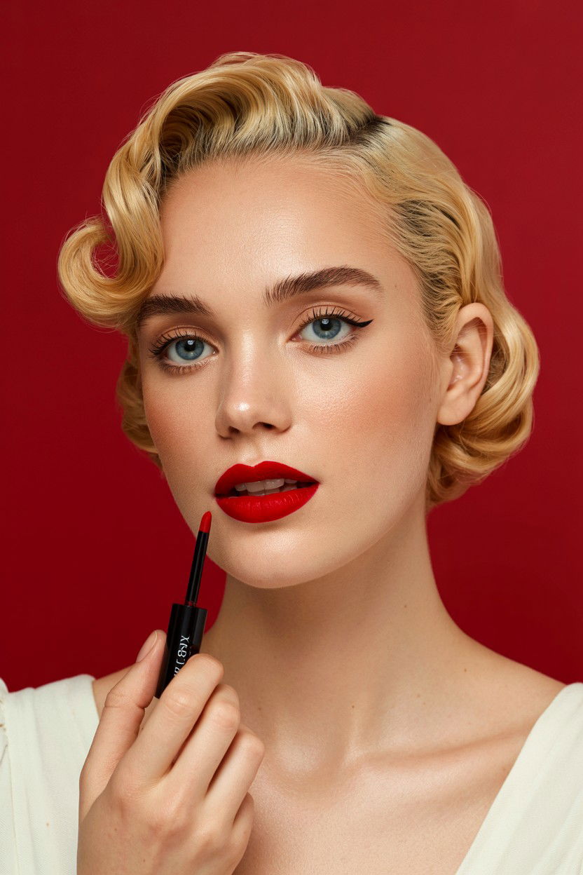 Classic Red Lip - 25 Red Lip Valentine's Day Looks