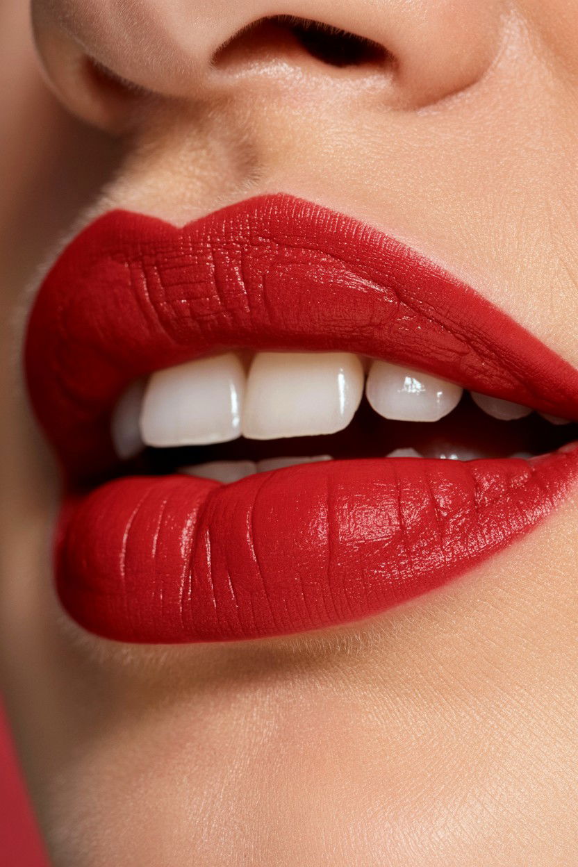 Classic Red Lipstick - 25 Valentine's Day Lip Looks