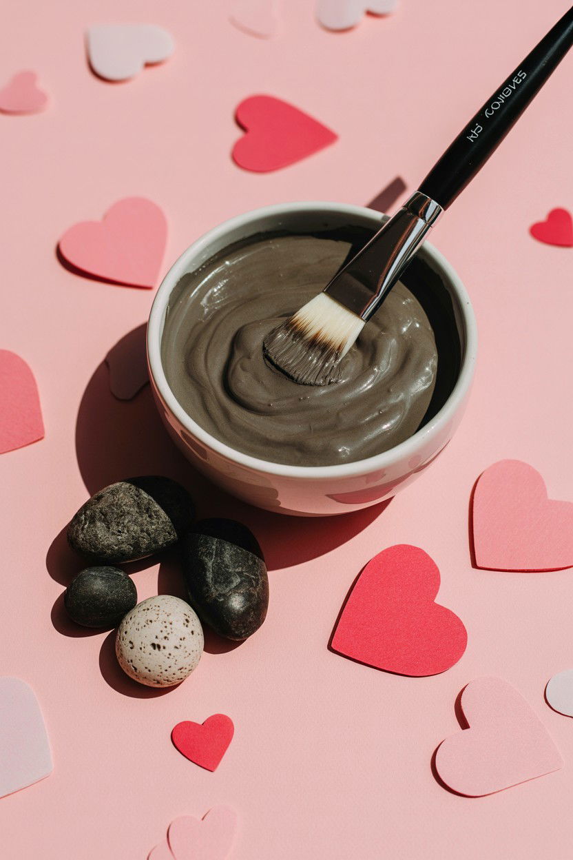 Clay Mask - 25 Valentine's Day Skincare Routine Ideas