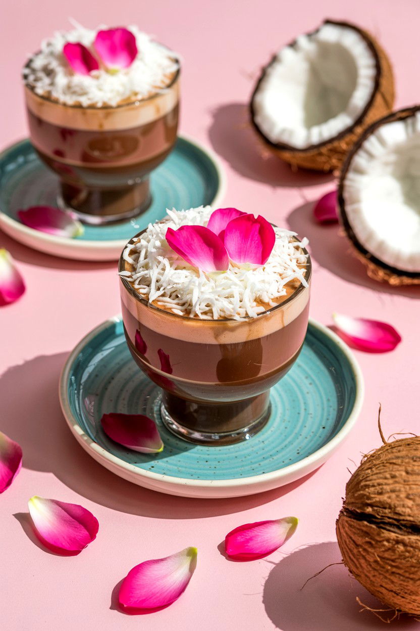 Coconut Rose Mocha - 25 Valentine's Day Espresso Drink Ideas