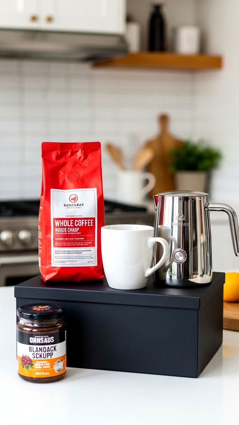 Coffee Gift Basket - 25 valentine's day basket ideas