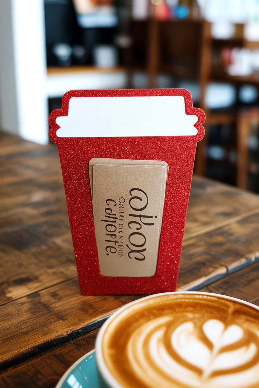 Coffee Gift Card Holder - 25 Valentine's Day Teacher Appreciation Ideas