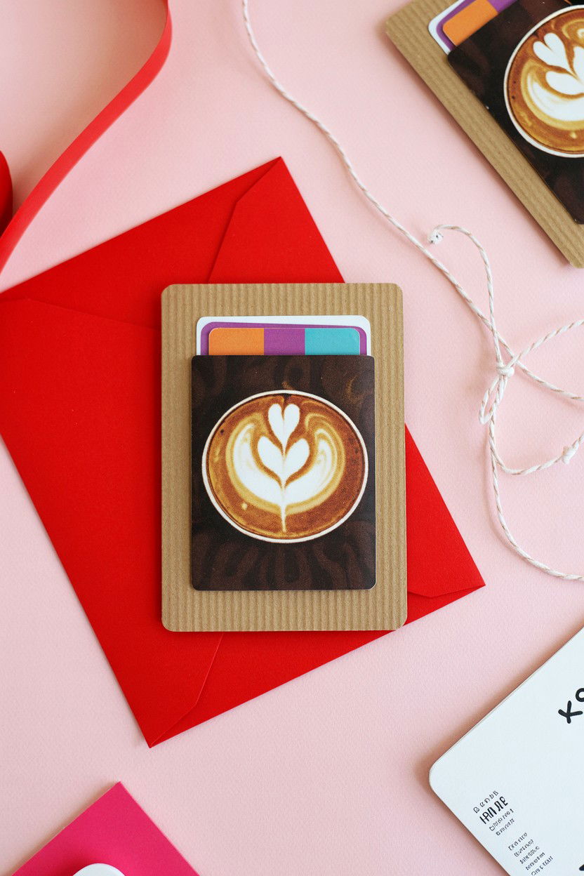 Coffee Gift Card Holder For Teacher - 25 Valentine's Day Cards for Teachers