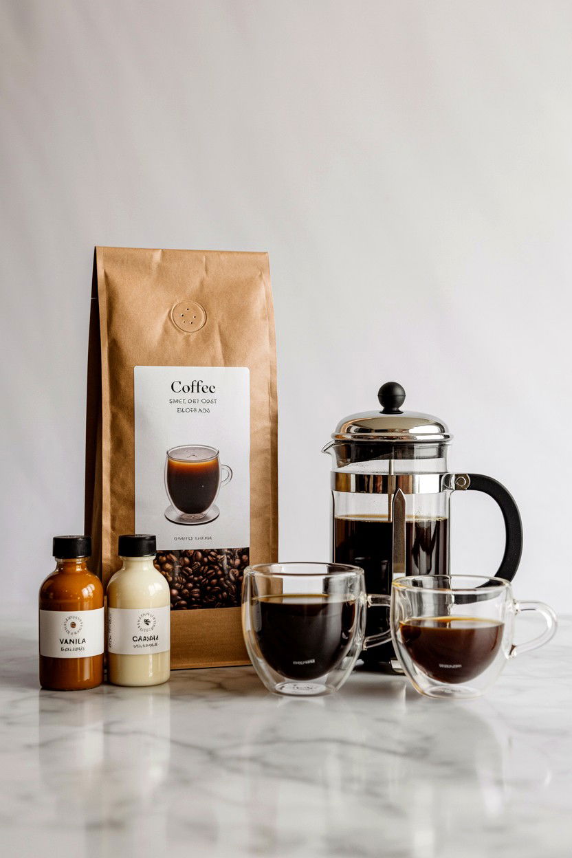 Coffee Gift Set - 25 Valentine's Day Luxury Gift Basket Ideas