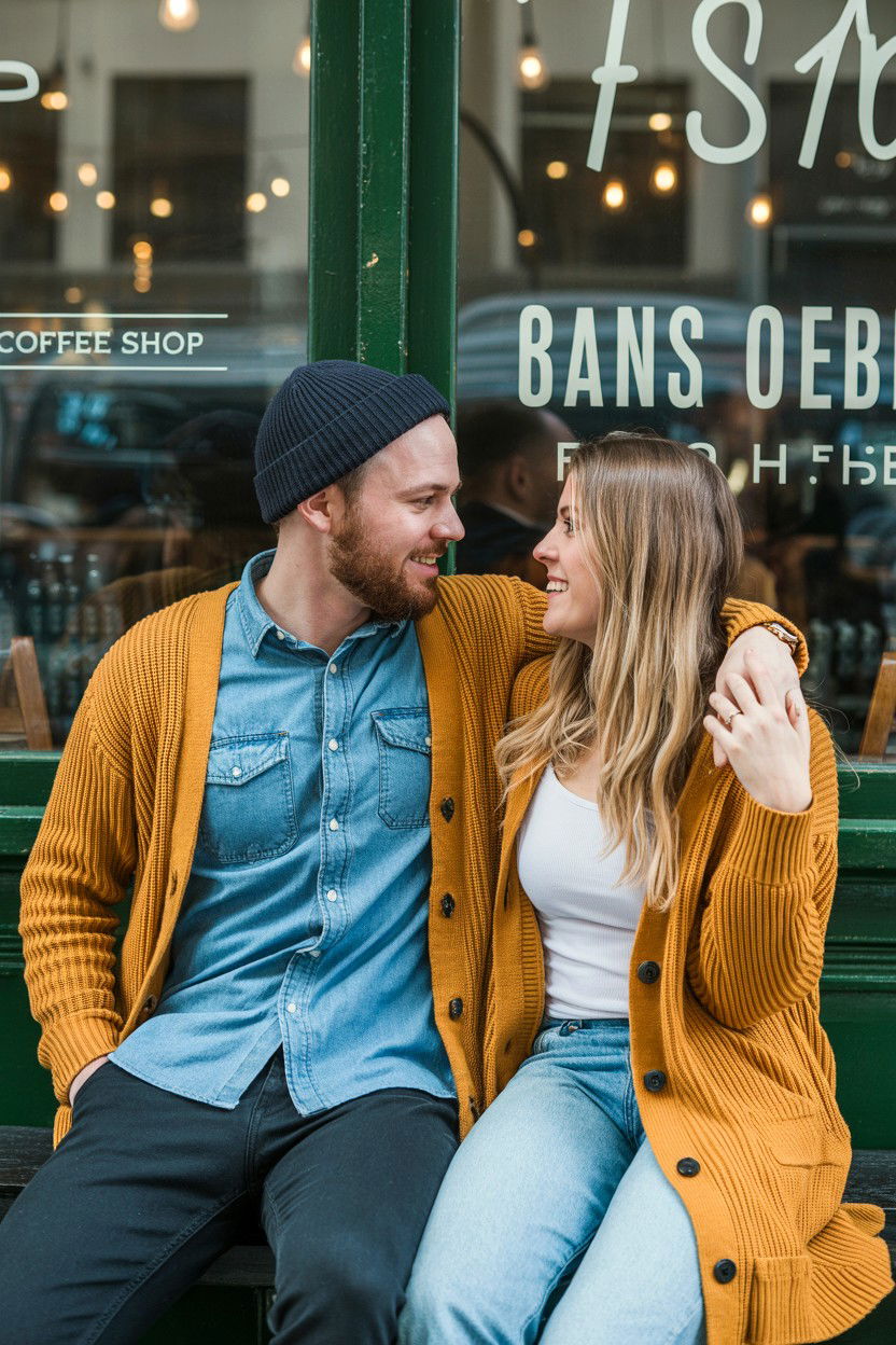 Coffee Shop Engagement Photos - 25 Valentine's Day Engagement Photo Ideas
