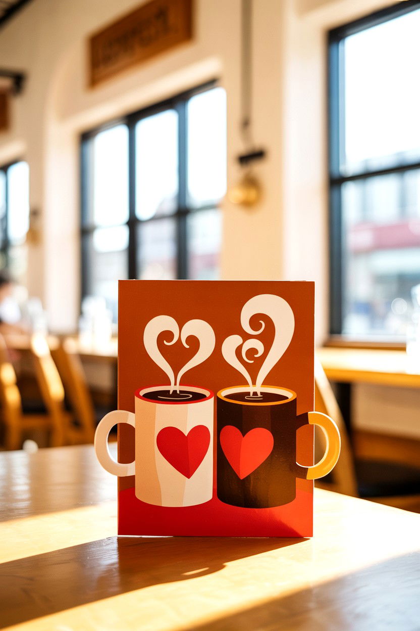Coffee lover valentine card - 25 Cute Valentine's Day Card Ideas