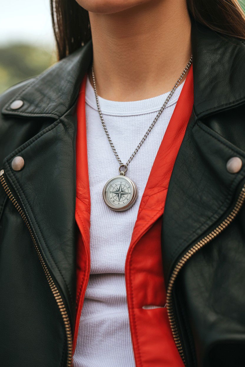 Compass Locket - 25 Valentine's Day Locket Ideas