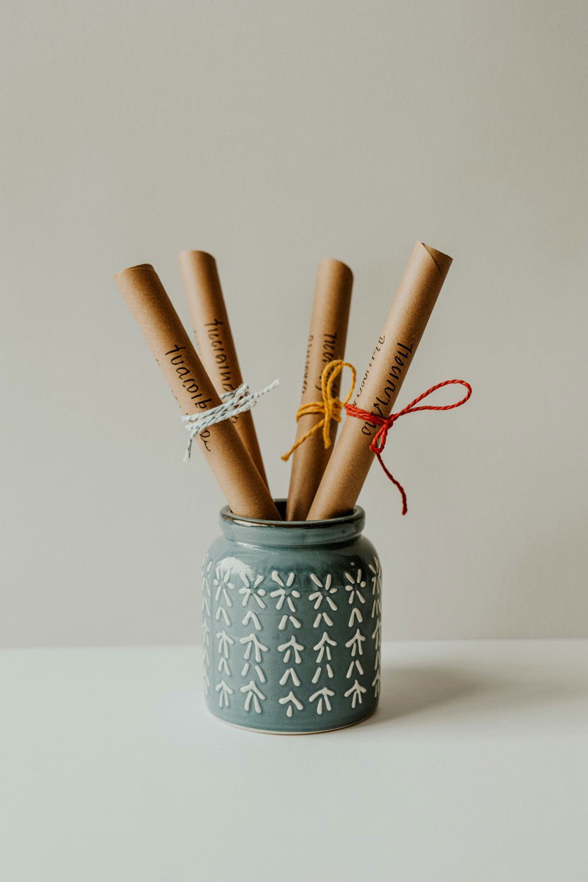 Compliment jar - 25 Valentine's Day Thoughtful Gesture Ideas