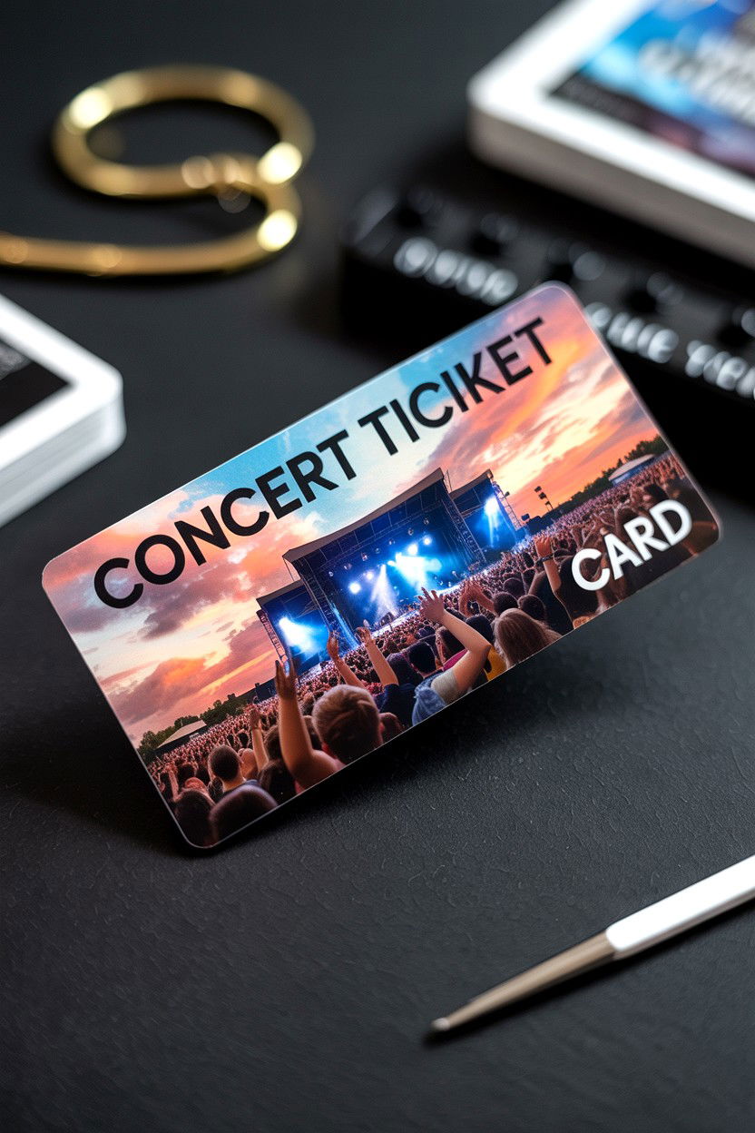 Concert Ticket Gift Card - 25 Music Lover Valentine's Day Gifts for Him