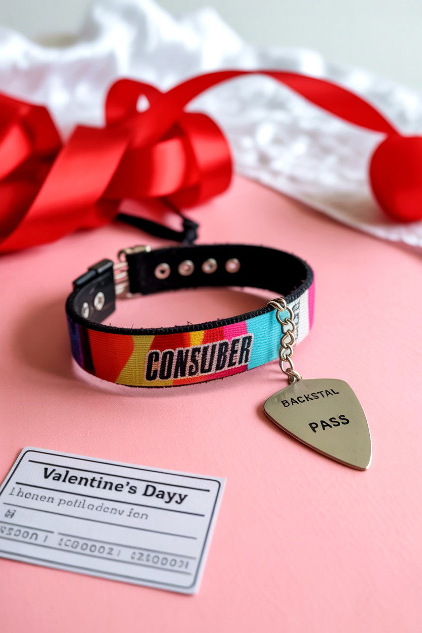 Concert wristband keepsake - 25 Valentine's Day Time Capsule Ideas