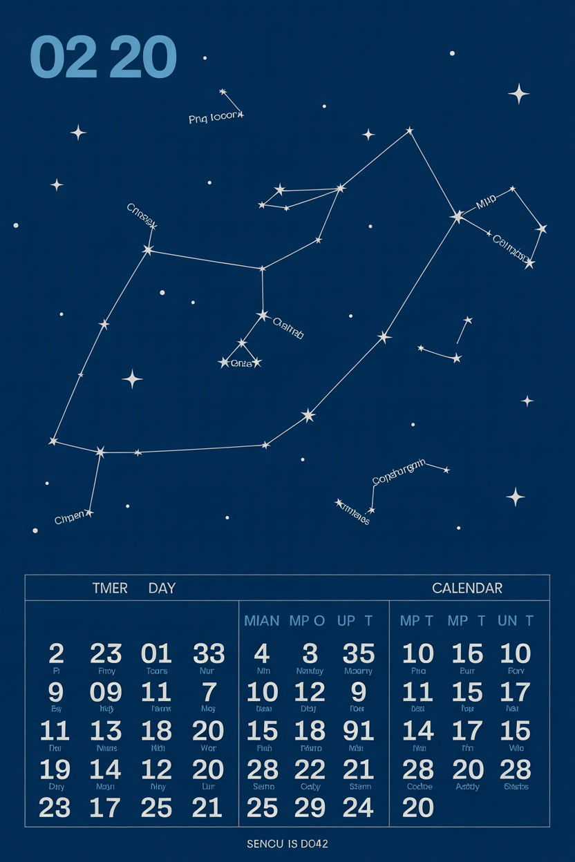Constellation star map card - 25 Sentimental Valentine's Day Card Ideas
