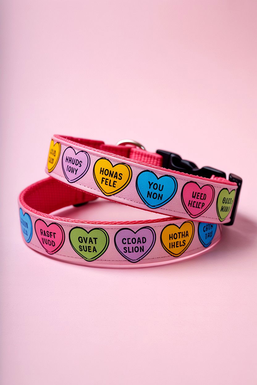 25 Adorable Valentine's Day Dog Collar Ideas