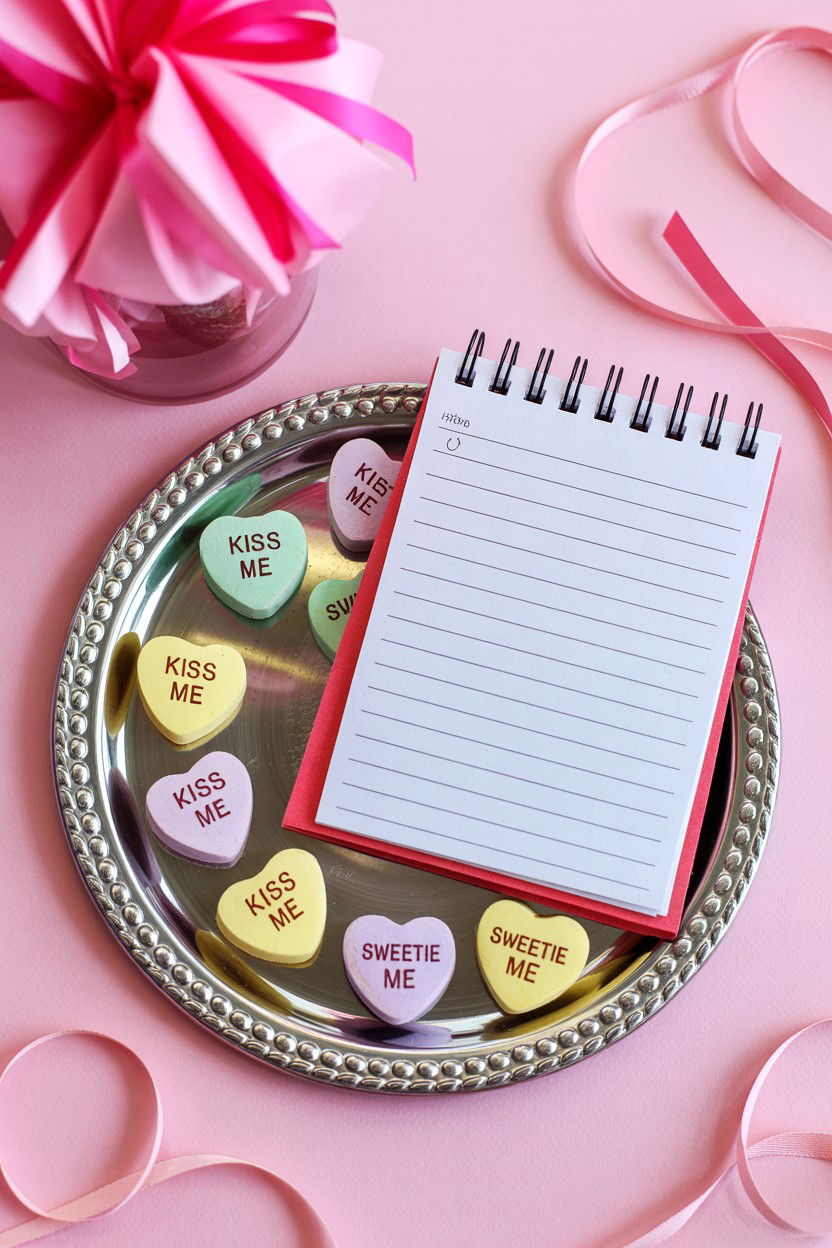 Conversation Heart Message Recall - 25 Valentine's Day Memory Games