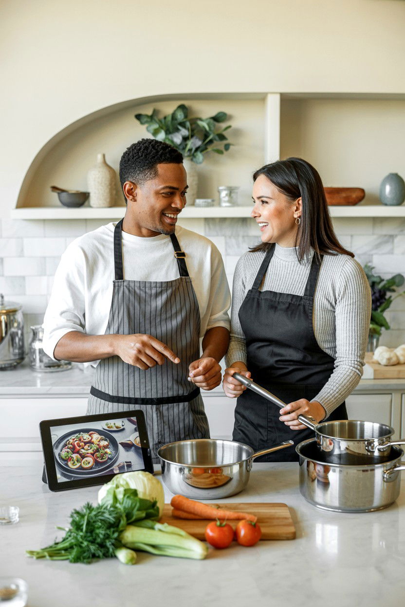 Cooking Class Together - 25 Valentine's Day Ideas for Parents