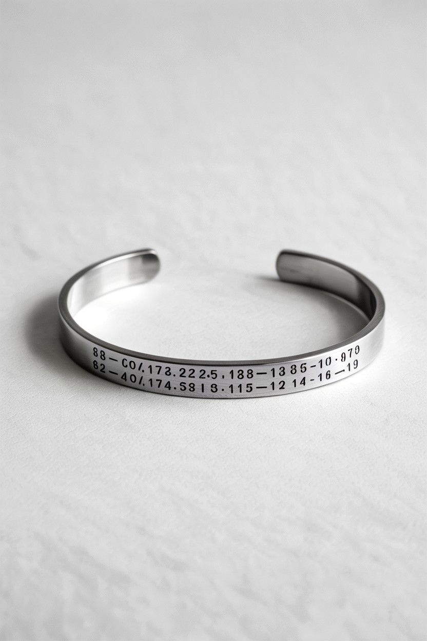 Coordinates Bracelet - 25 Sentimental Valentine's Day Gifts for Girlfriend