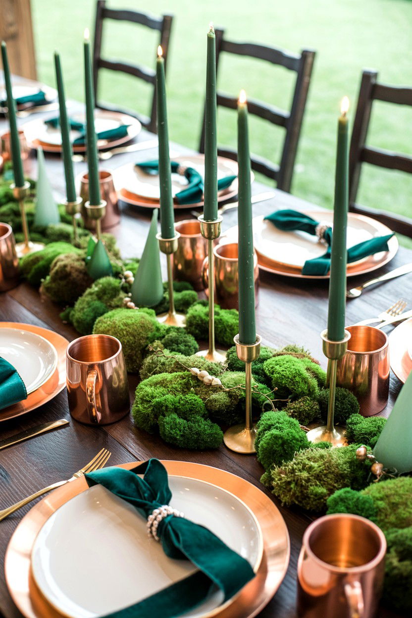 Copper and Emerald Wedding - 25 Valentine's Day Wedding Color Ideas