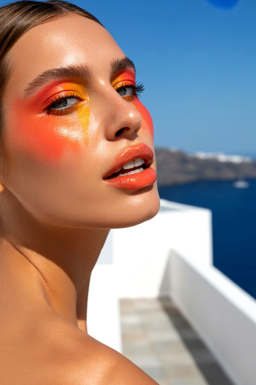 Coral glow makeup - 25 Dewy Valentine's Day Makeup Looks