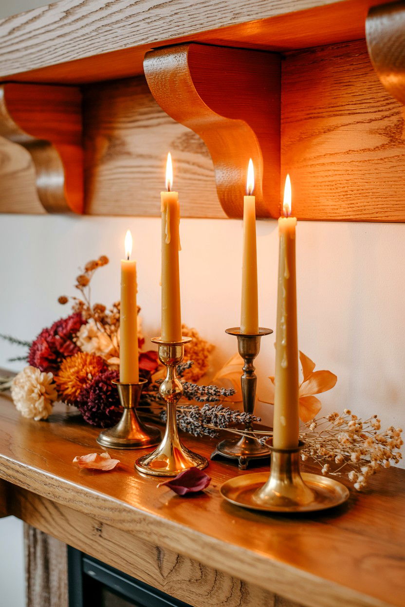 Cottagecore Candle Decor - 25 Cottagecore Valentine's Day Ideas