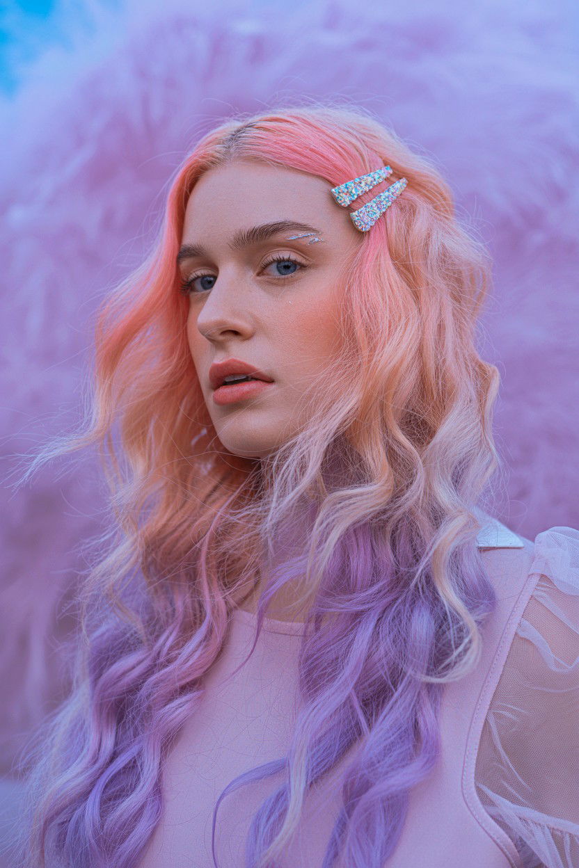 Cotton Candy Hair - 25 Valentine's Day Hair Color Ideas