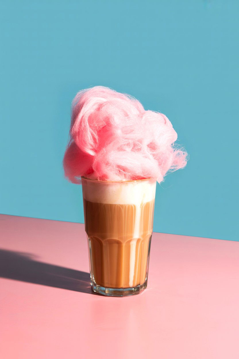 Cotton Candy Latte - 25 Valentine's Day Coffee Drink Ideas