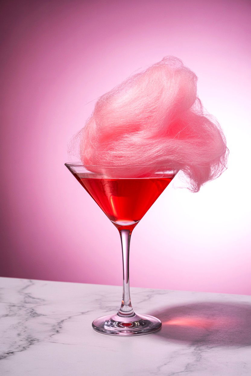 Cotton Candy Martini - 25 Valentine's Day Martini Ideas