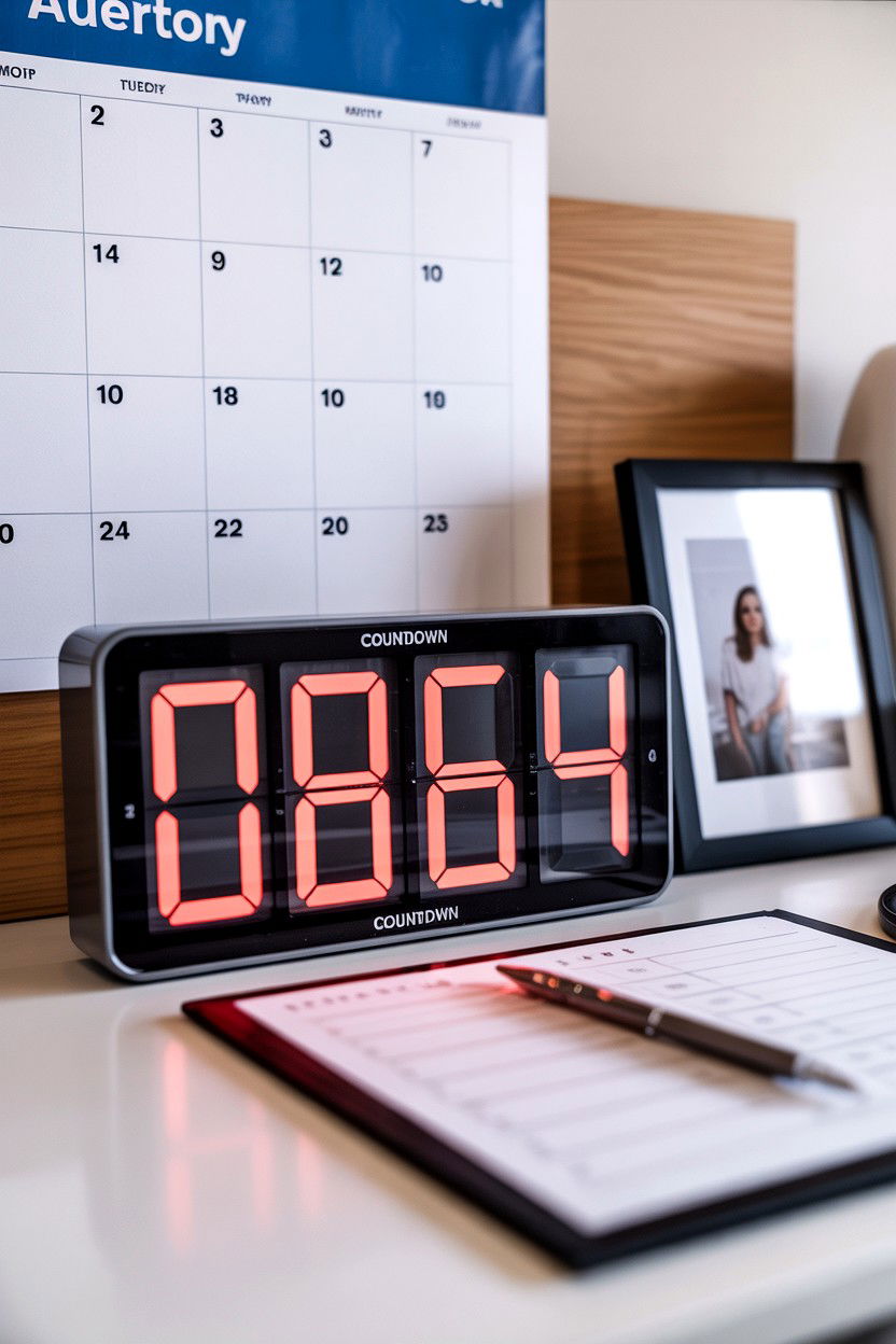 Countdown Clock - 25 Long Distance Valentine's Day Gift Ideas