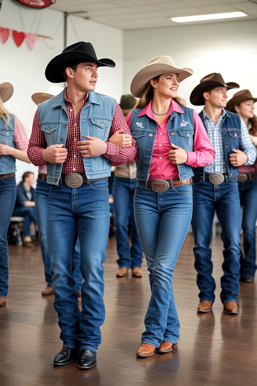 Country Line Dance - 25 Valentine's Day Dance Class Ideas