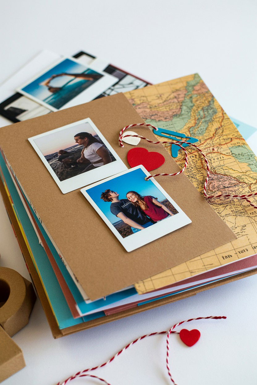 Couple Adventure Scrapbook - 25 Valentine's Day Personalized Book Ideas