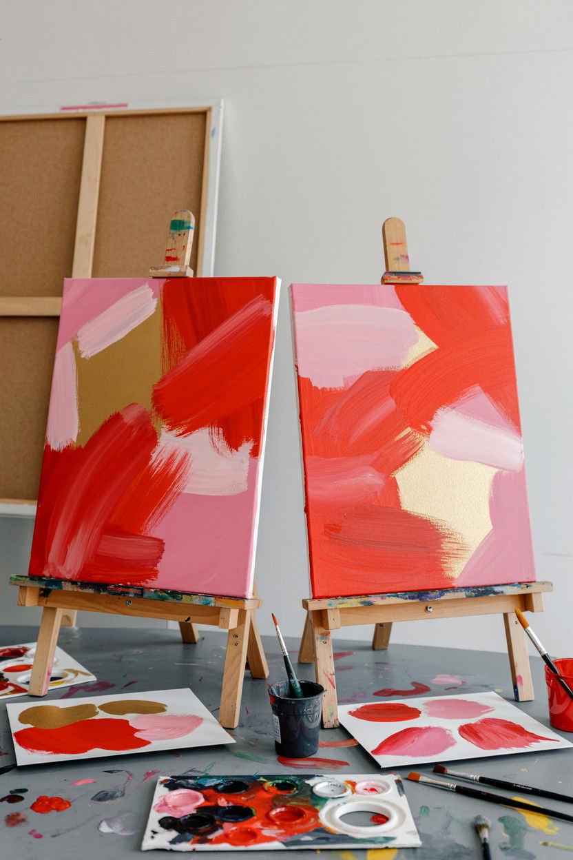 Couple Art Challenges - 25 Valentine's Day Two Player Games