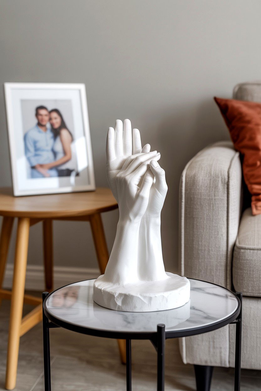 Couple Hand Casting Kit - 25 Cheap Valentine's Day Gifts for Girlfriend