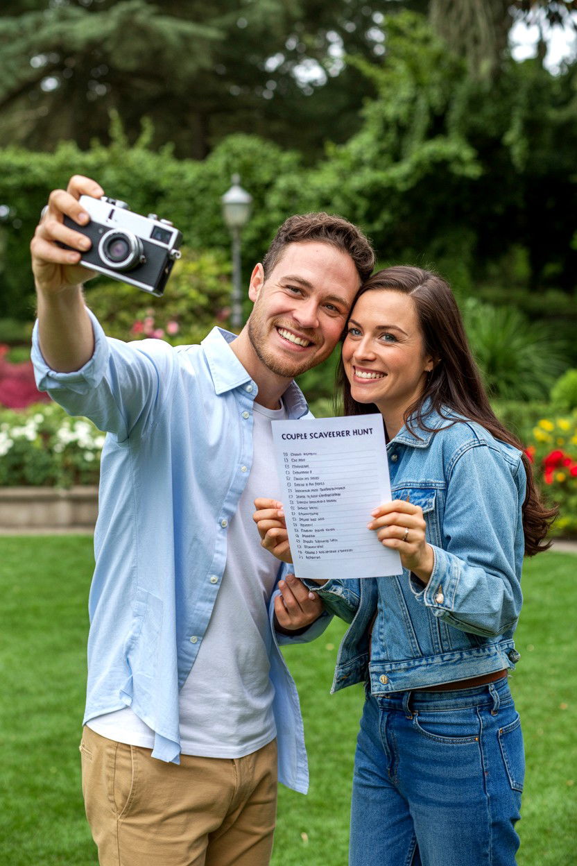 Couple Photo Scavenger Hunt - 25 Valentine's Day Love Games