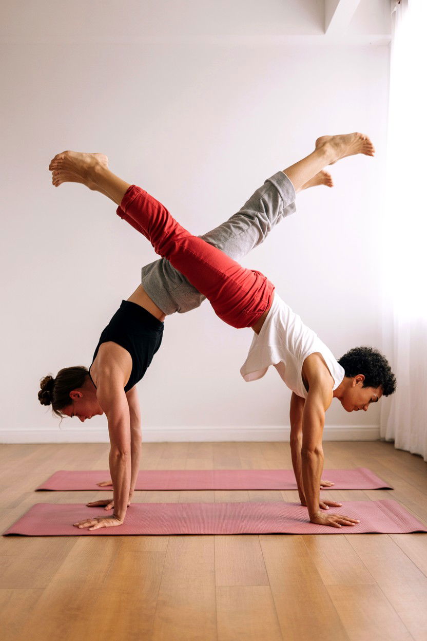 Couple Yoga Challenge - 25 Valentine's Day Love Games