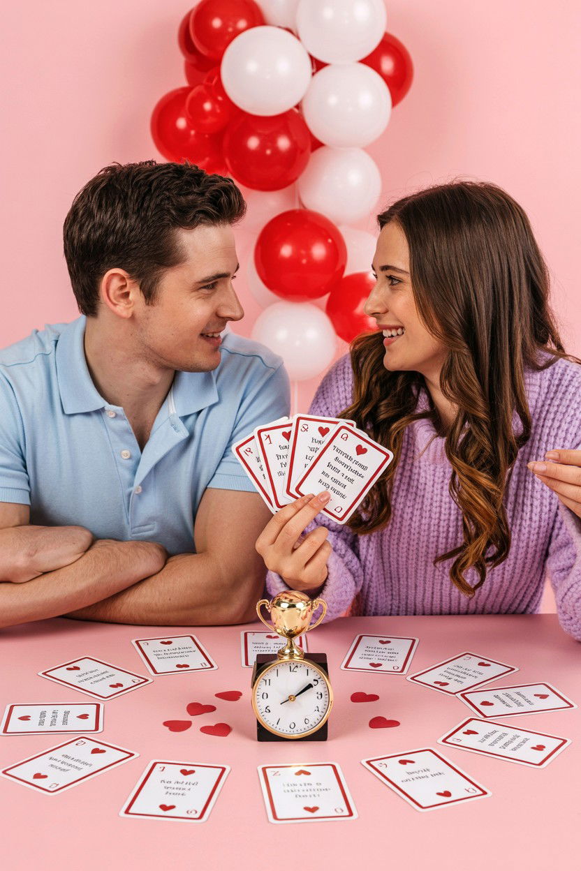 Couple challenge card game - 25 Valentine's Day Card Game Ideas