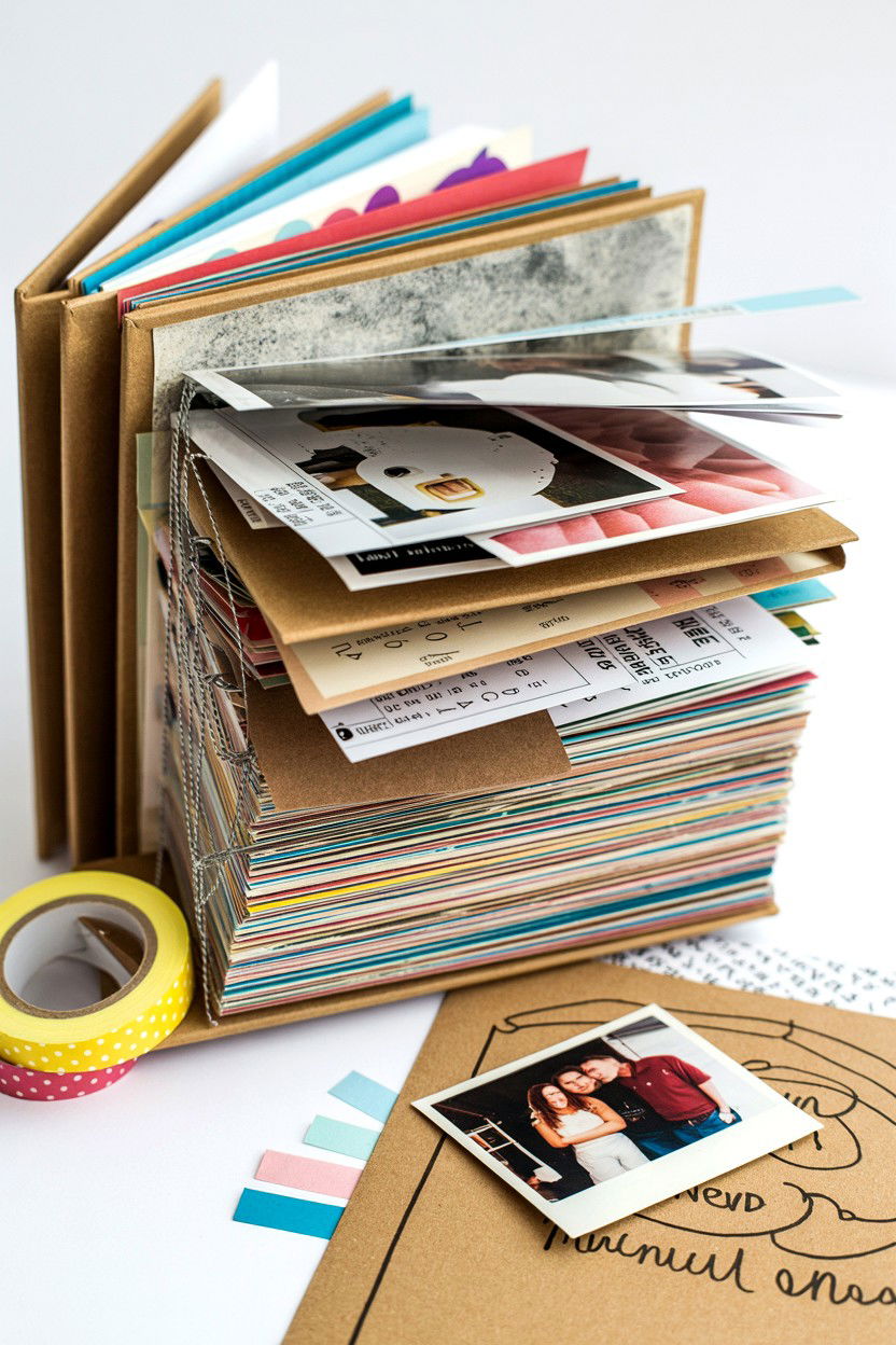 Couples Scrapbook - 25 Valentine's Day Love Book Ideas