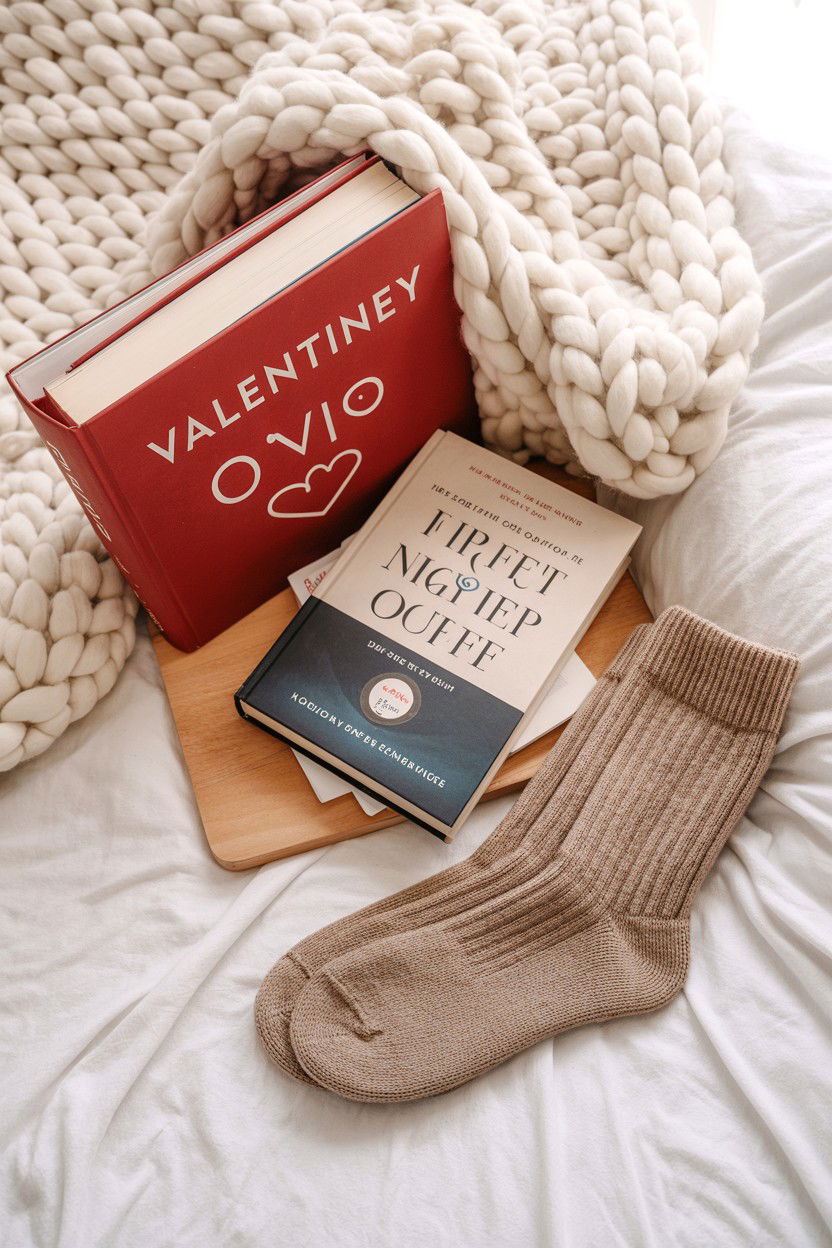 Cozy Blanket and Book - 25 Valentine's Day Delivery Surprise Ideas
