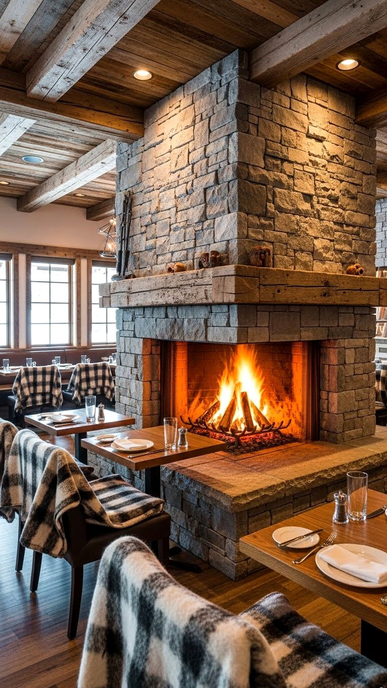 Cozy Fireplace Restaurant - 25 valentine's day restaurants