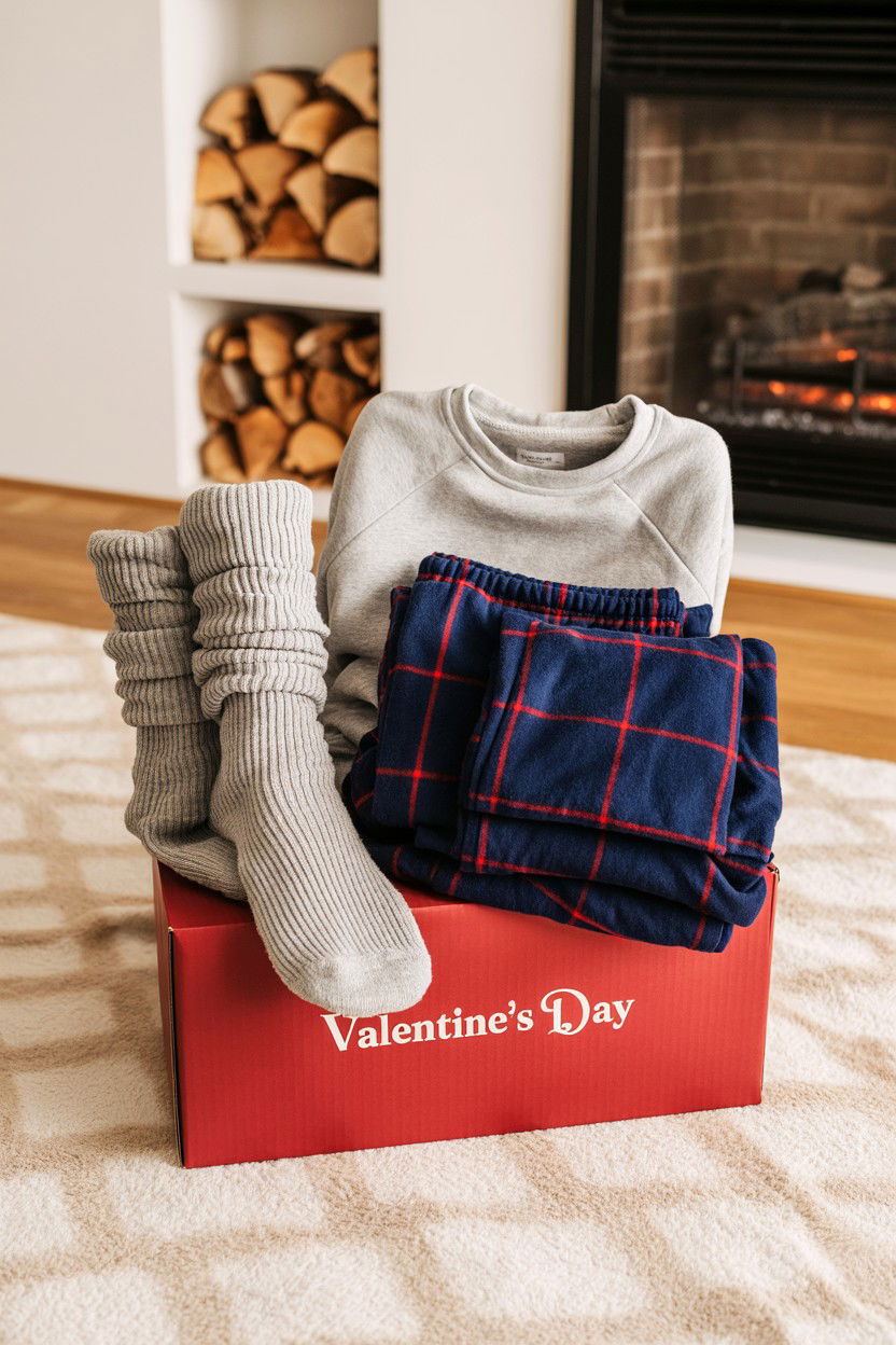Cozy Loungewear Set - 25 Valentine's Day Gift Box Ideas for Him