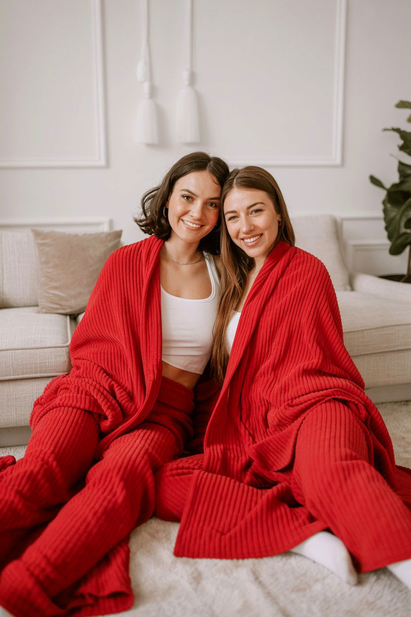 Cozy Movie Night - 25 Valentine's Day Photoshoot Ideas