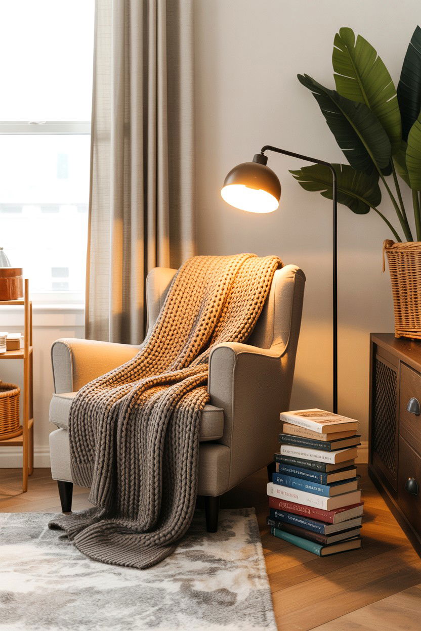 Cozy Reading Nook - 25 Valentine's Day Relaxation Ideas